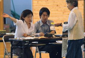 (1)Japan's first electronic voting begins in Niimi, Okayama Pref